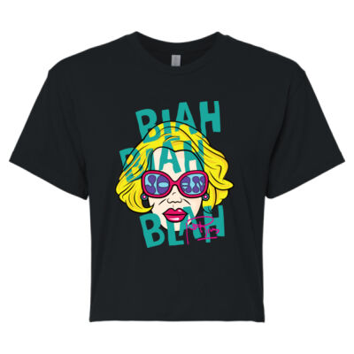 Blah Blah Blah | Women's Ideal Crop Tee Thumbnail