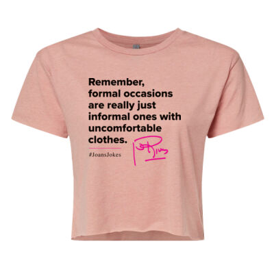Formal Occasions | Women's Ideal Crop Tee Thumbnail