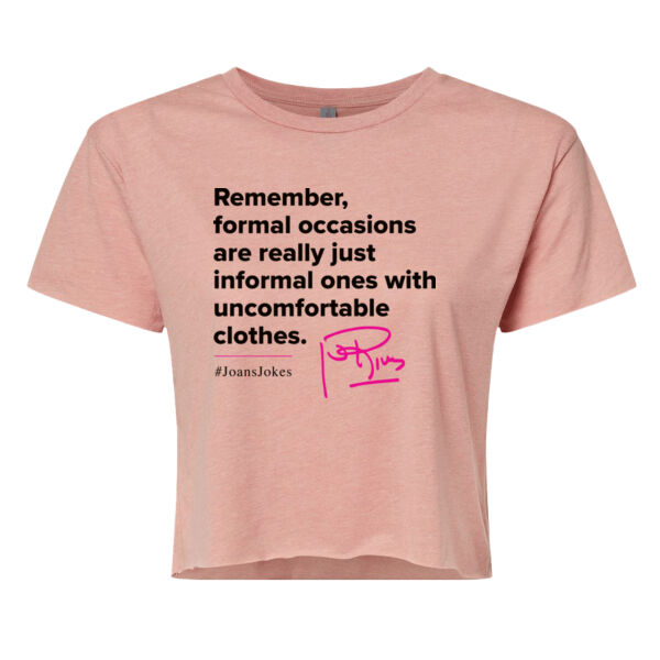 Formal Occasions | Women's Ideal Crop Tee Thumbnail