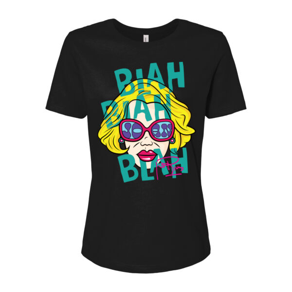 Blah Blah Blah | Women's Relaxed Jersey Short Sleeve Tee Thumbnail