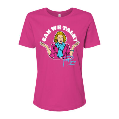 Can We Talk? | Women's Relaxed Jersey Short Sleeve Tee Thumbnail