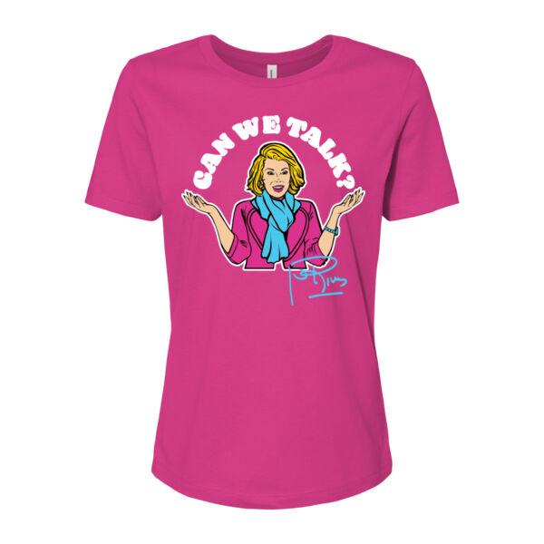 Can We Talk? | Women's Relaxed Jersey Short Sleeve Tee Thumbnail