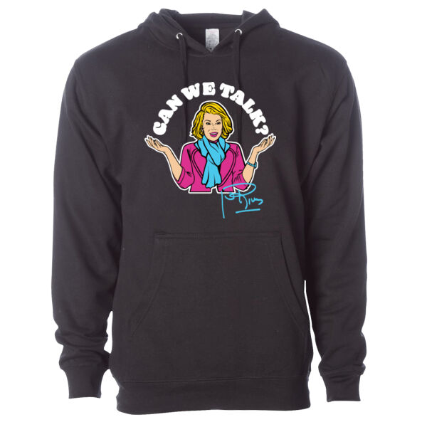 Can We Talk? | Unisex Midweight Hooded Sweatshirt Thumbnail