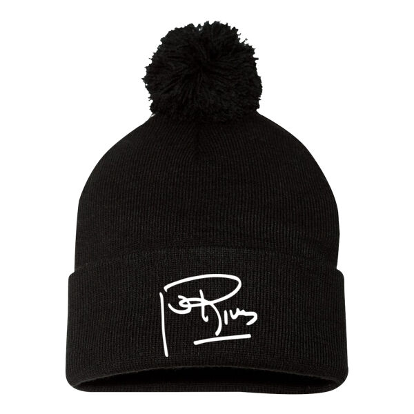 Joan's Signature | Pom-Pom Cuffed Beanie Thumbnail